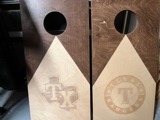 Mini Cornhole boards